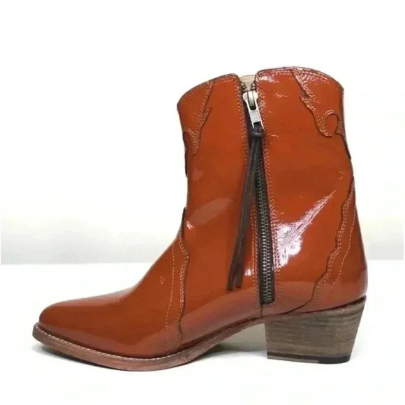 New Free People Frontier Western Boot Size 37 1/2 - Picture 8 of 9